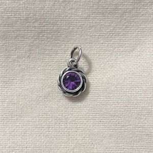 James Avery Elisa Pendant with Amethyst